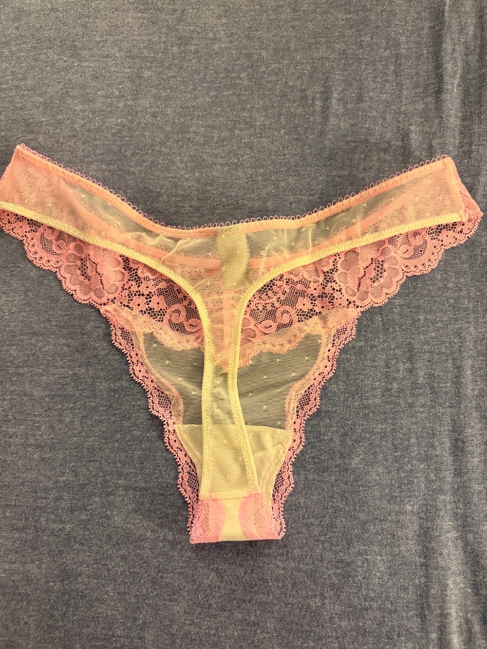 Victoria’s Secret Set of 2 Panties Size L 1 Black 1 Silver - Picture 10 of 13